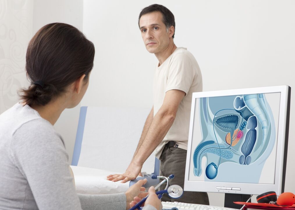 Consultație cu un specialist în prostatita cronică