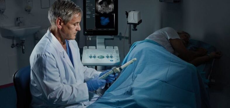 Examinarea cu ultrasunete a prostatei prin rect este o metodă semnificativă pentru diagnosticarea prostatitei